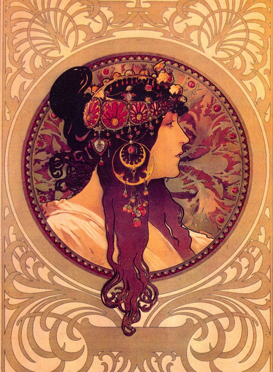 Donna Orechini av Alphonse Mucha