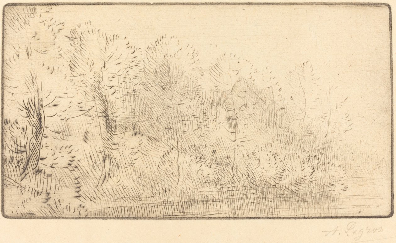 Längs floden (Sur la riviere) av Alphonse Legros