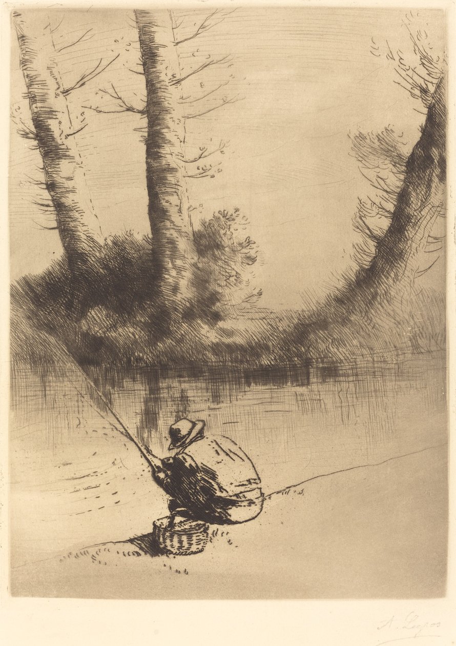 Sportfiskare Sportfiskaren. av Alphonse Legros