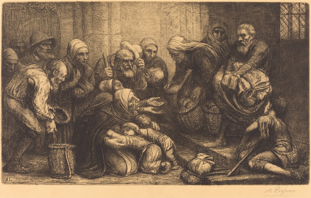 Tiggare från Bryssel av Alphonse Legros