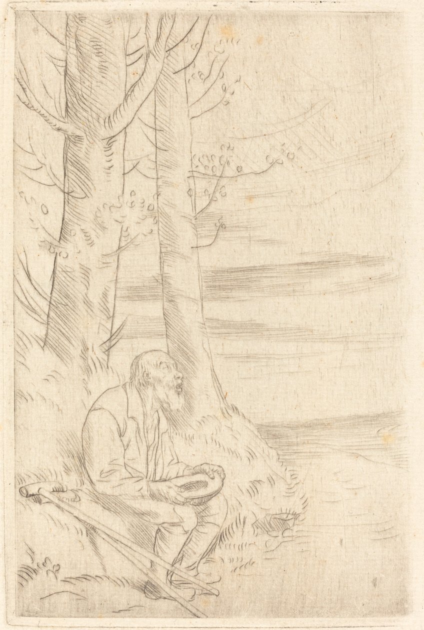 Blind tiggare av Alphonse Legros