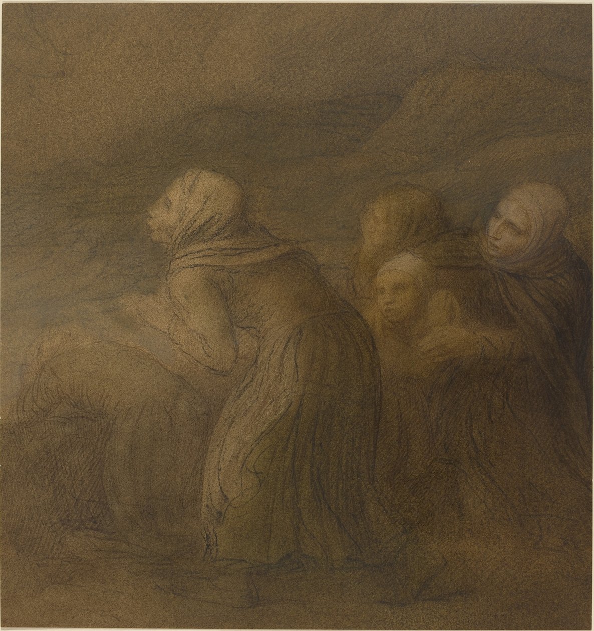 Båt i trubbel av Alphonse Legros