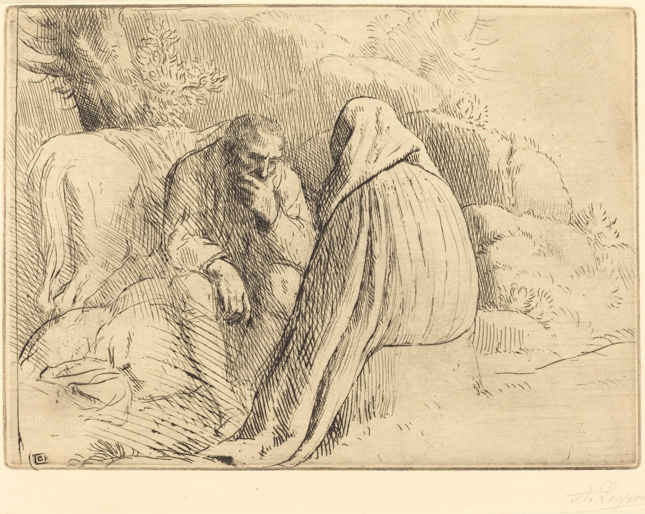 Bohemiskt läger Bohemiskt läger. av Alphonse Legros