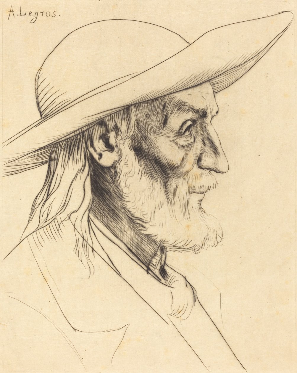 Breton bonde Breton bonde. av Alphonse Legros