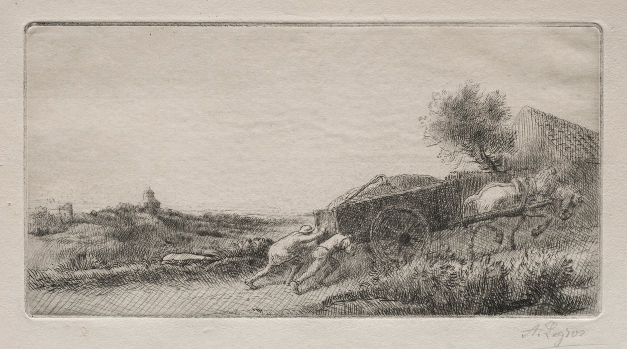 Att ta hem höet av Alphonse Legros