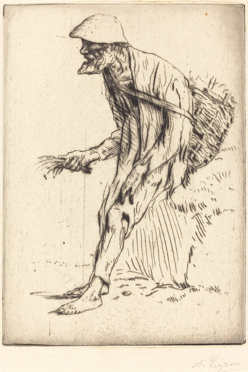Gräshandlare av Alphonse Legros