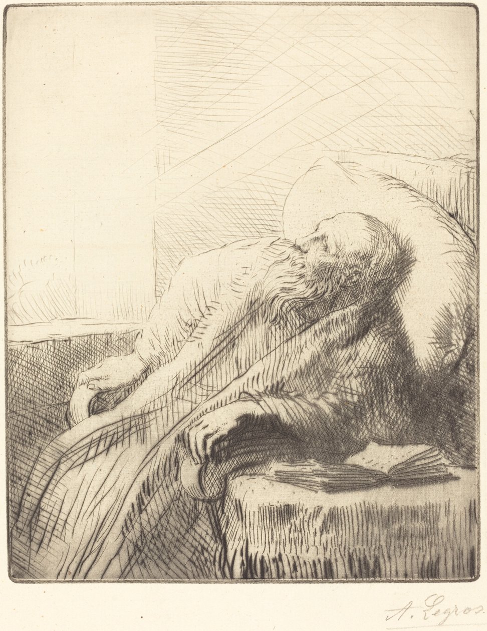Convalescent Le convalescent. av Alphonse Legros