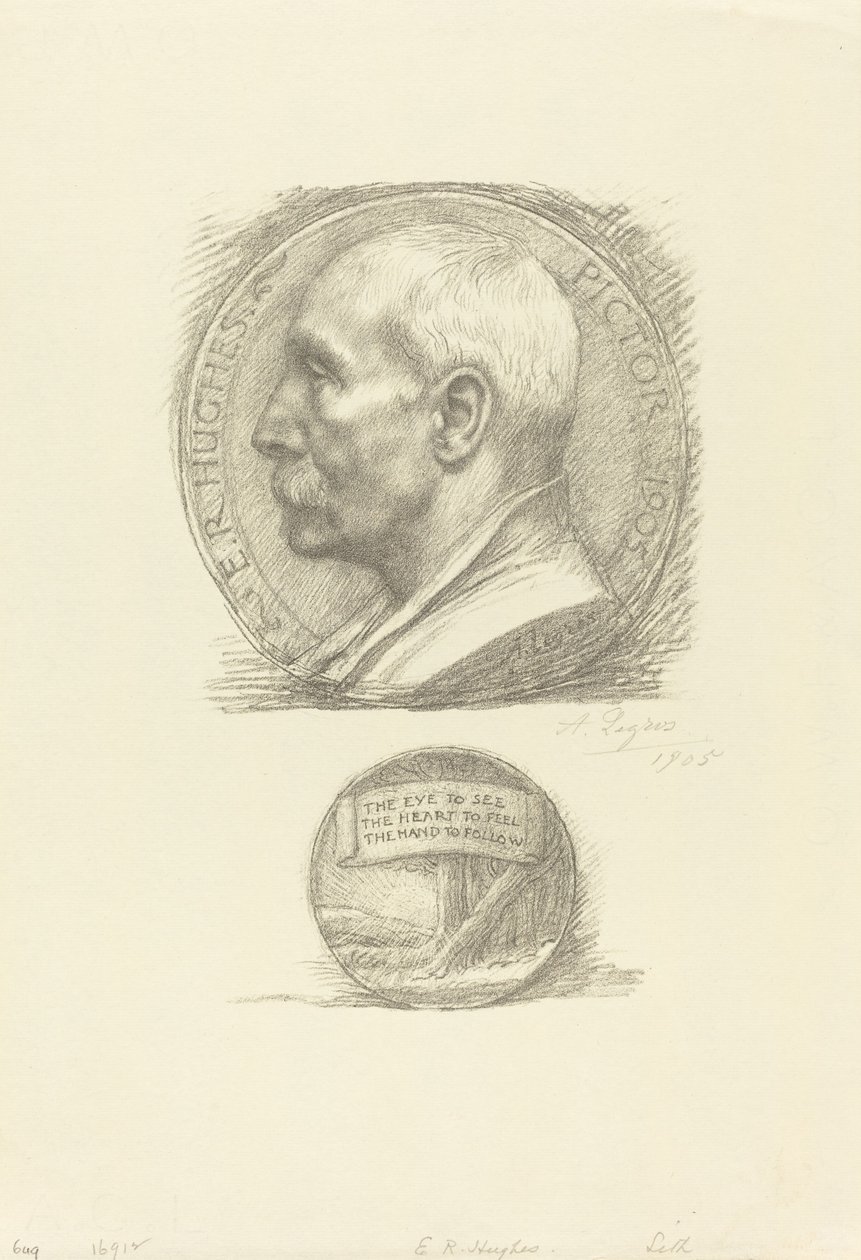 E.R. Hughes av Alphonse Legros