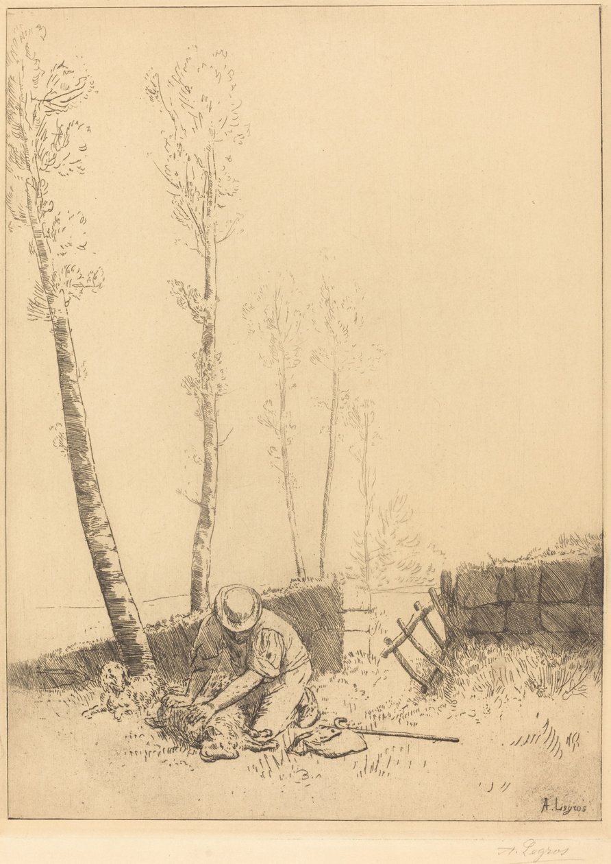Hitta fåret Le Mouton retrouve. av Alphonse Legros