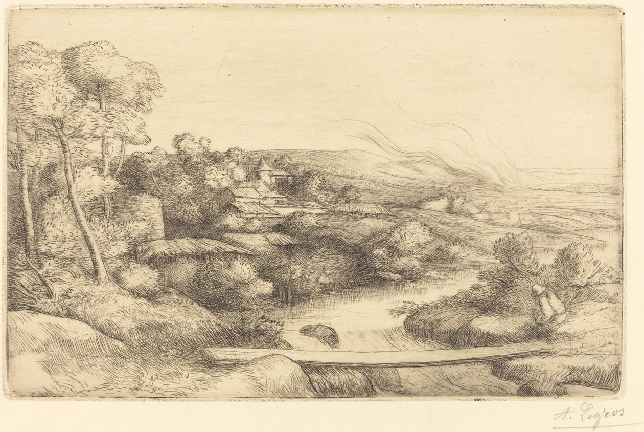 Gångbro av Alphonse Legros