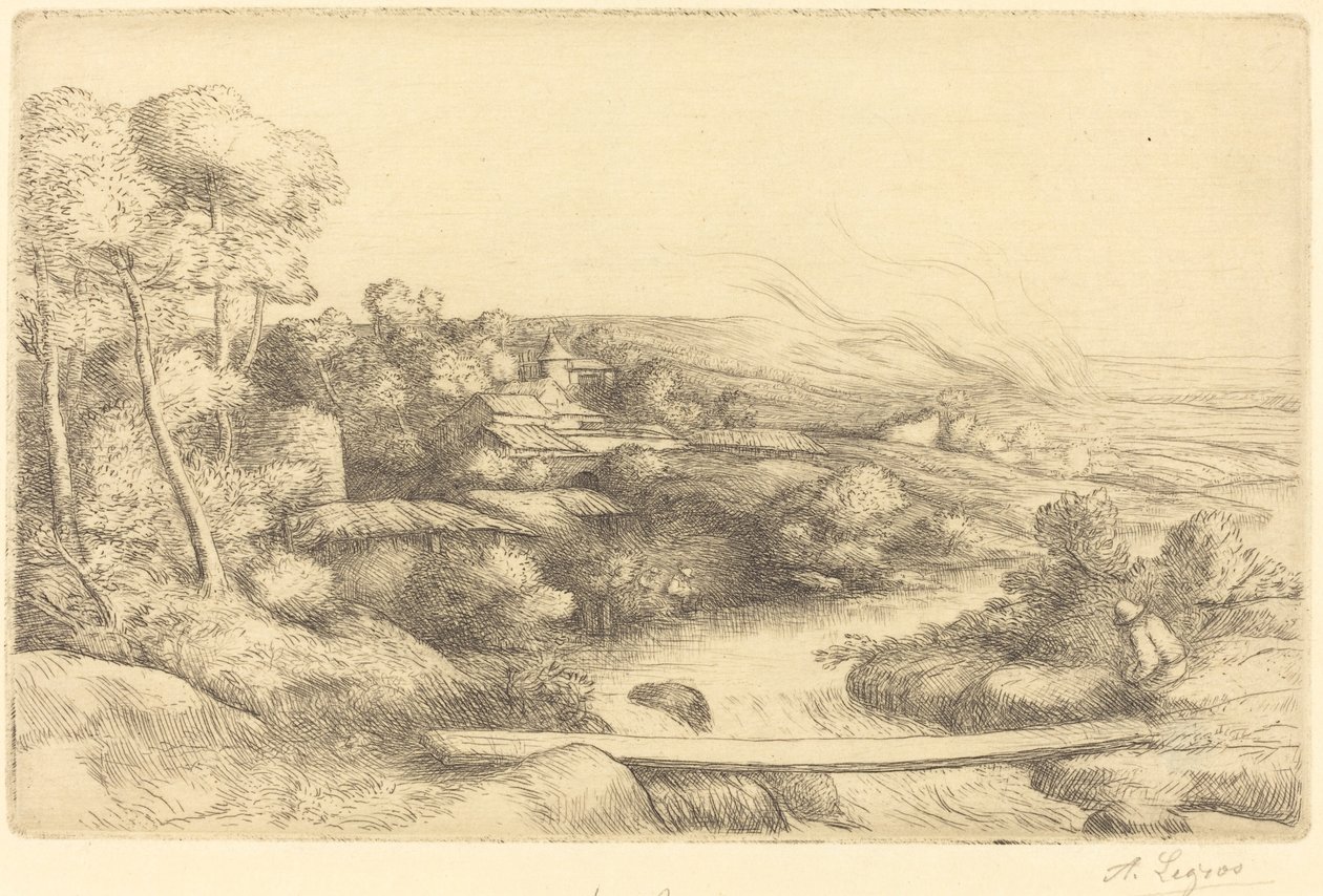 Gångbro av Alphonse Legros