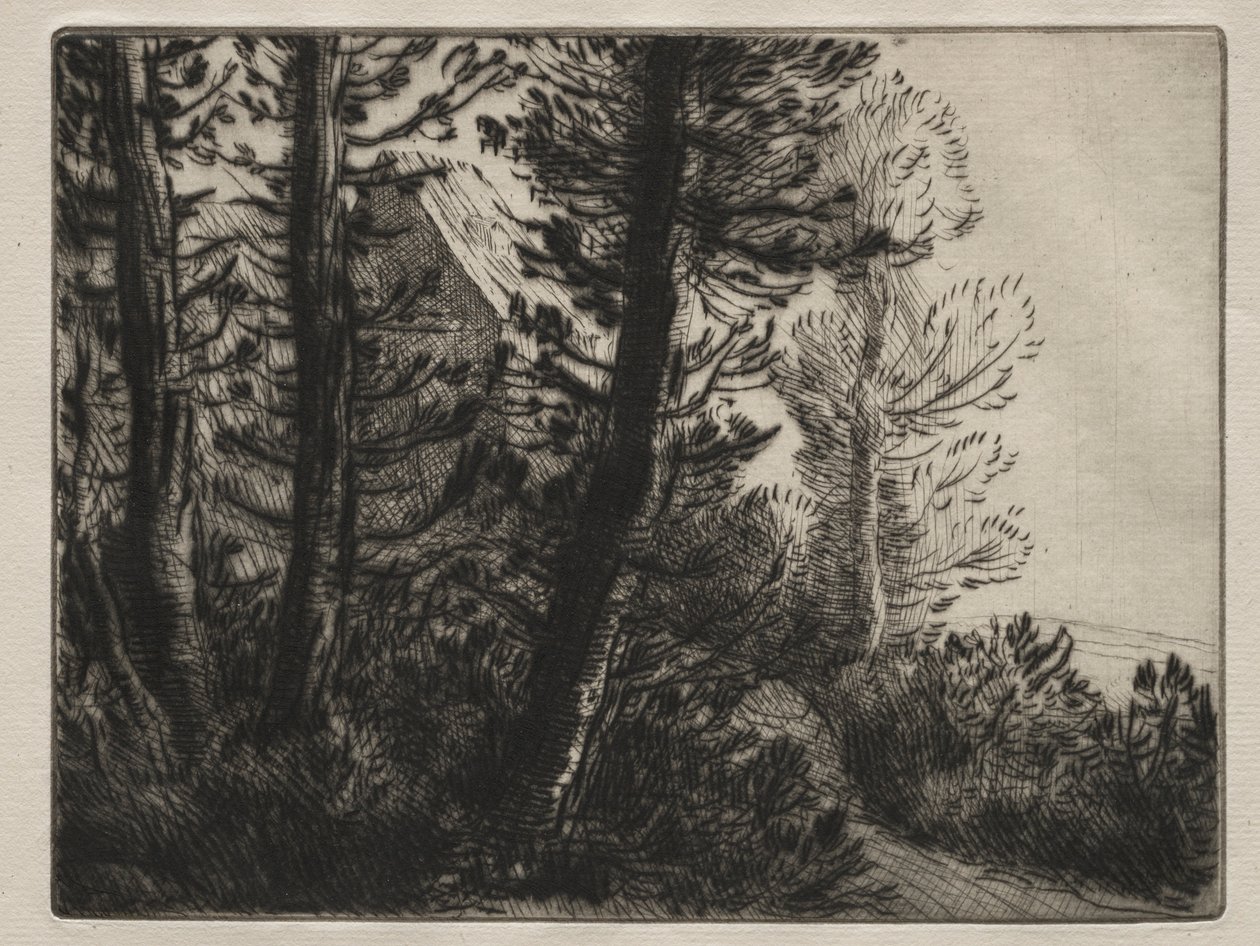 Vakt hus. av Alphonse Legros