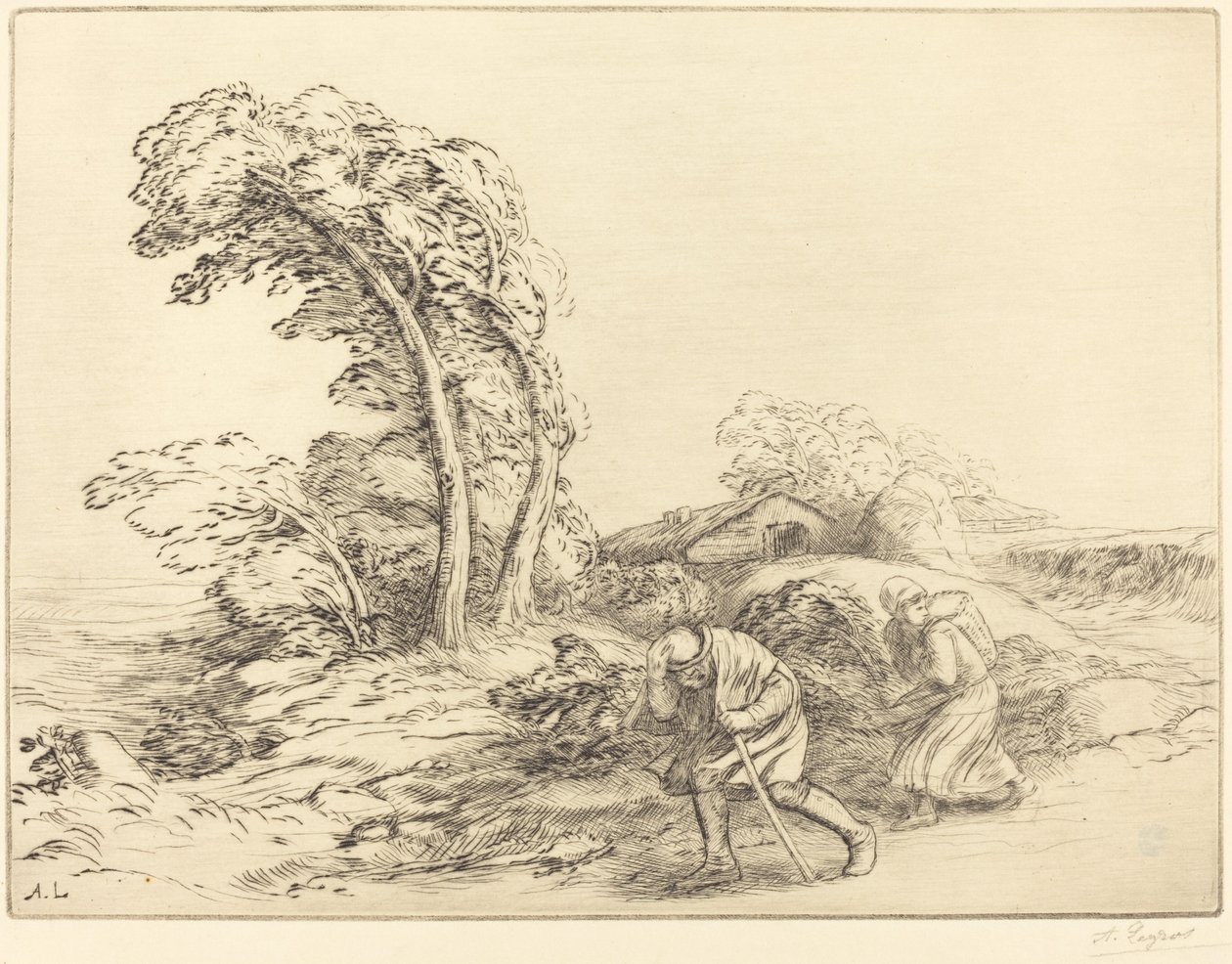 Vindby av Alphonse Legros