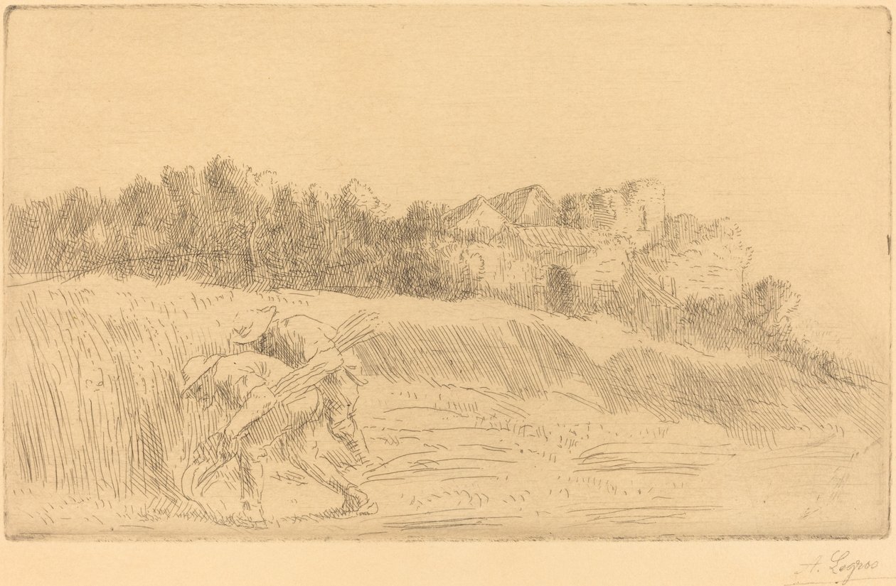 Skördare av Alphonse Legros