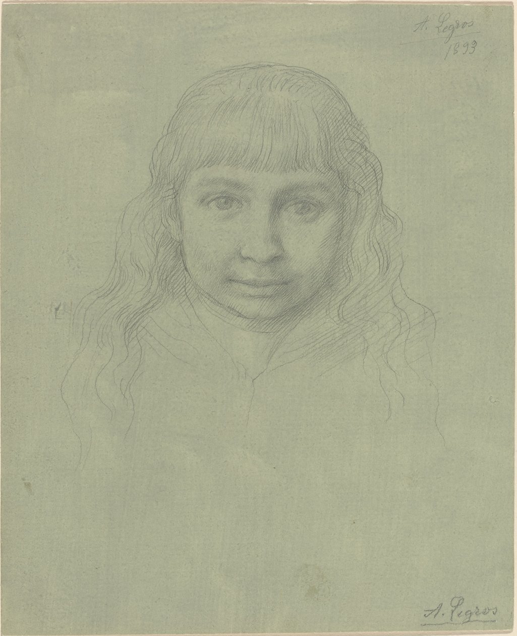 Chef för ett barn, 1893. av Alphonse Legros