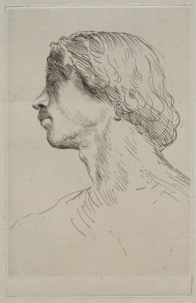 Chef för en modell av Alphonse Legros