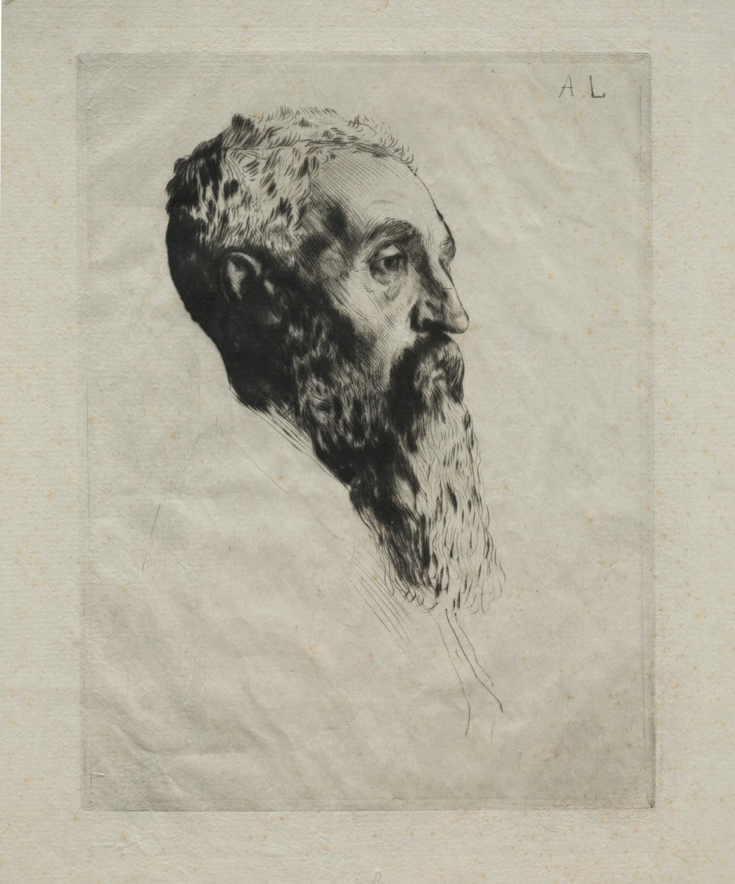 Chef för en modell av Alphonse Legros