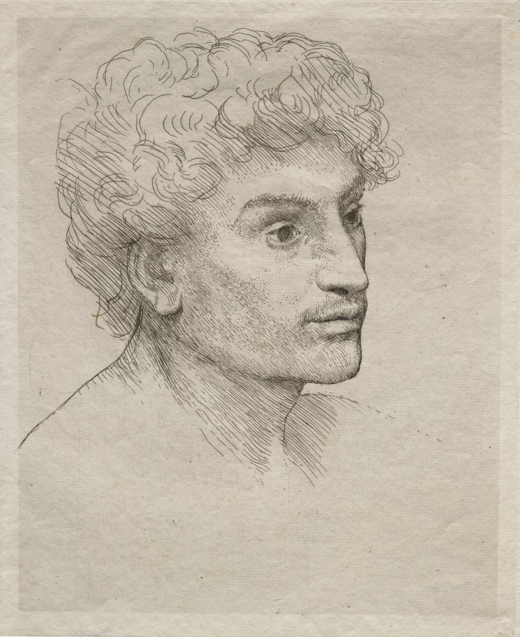 Chef för en ung man av Alphonse Legros