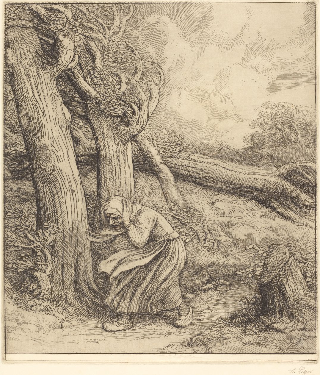 Hurricane (Orkanen) av Alphonse Legros