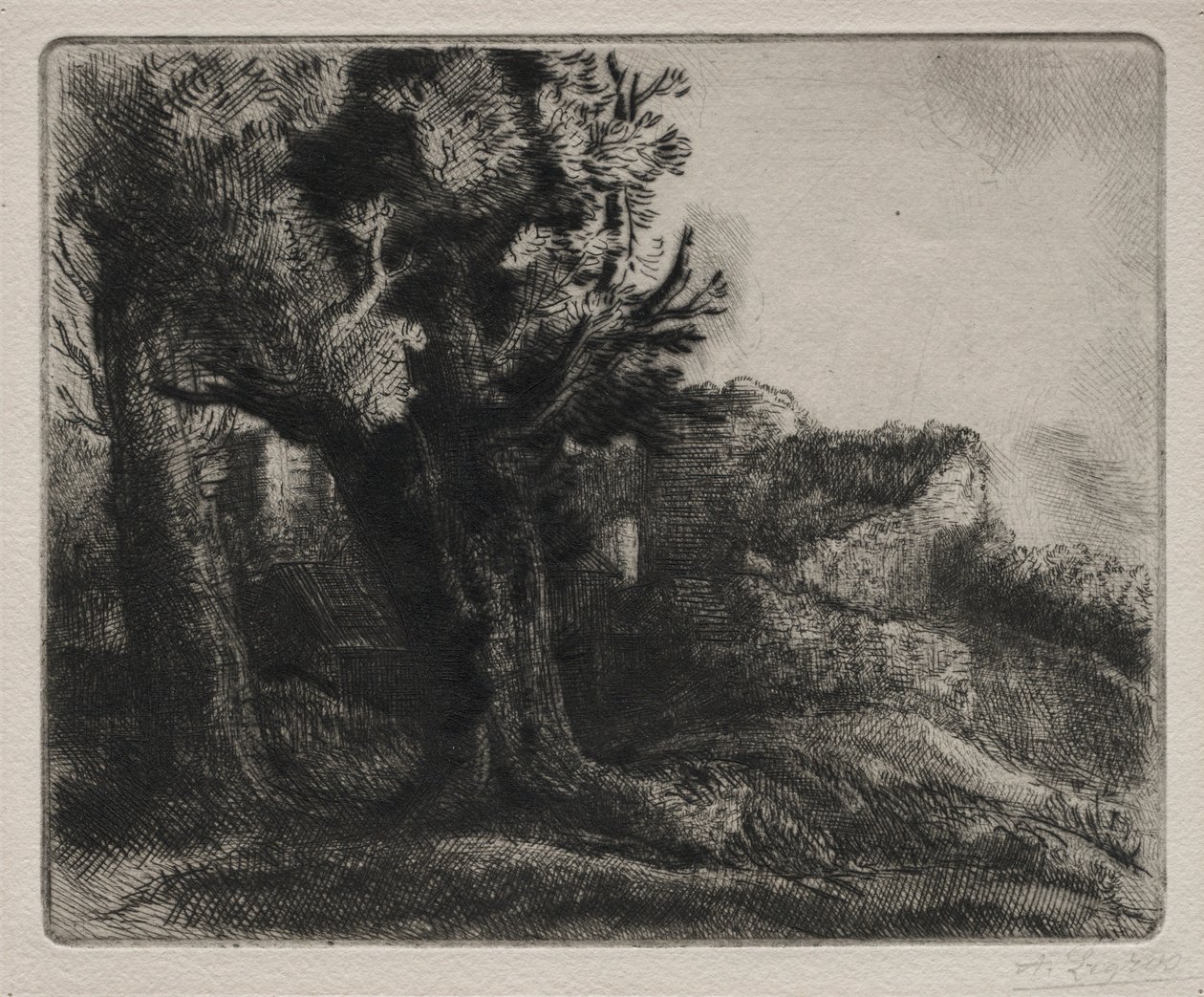I ruinerna. av Alphonse Legros
