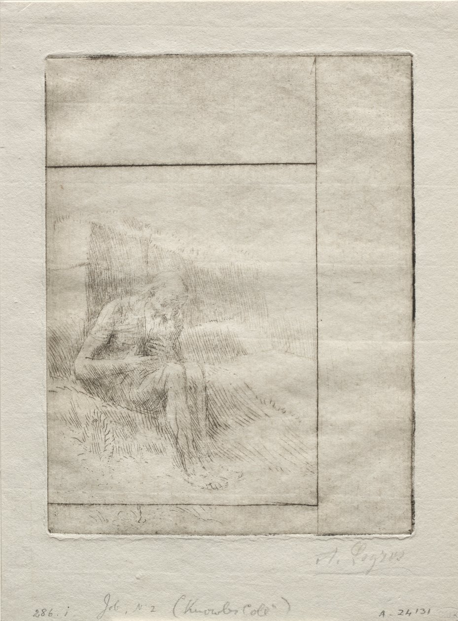 Job (andra plattan) av Alphonse Legros