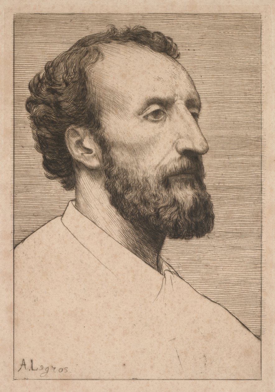 Jules Dalou, 1877. av Alphonse Legros
