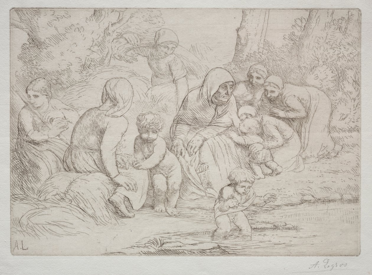 Sommar av Alphonse Legros