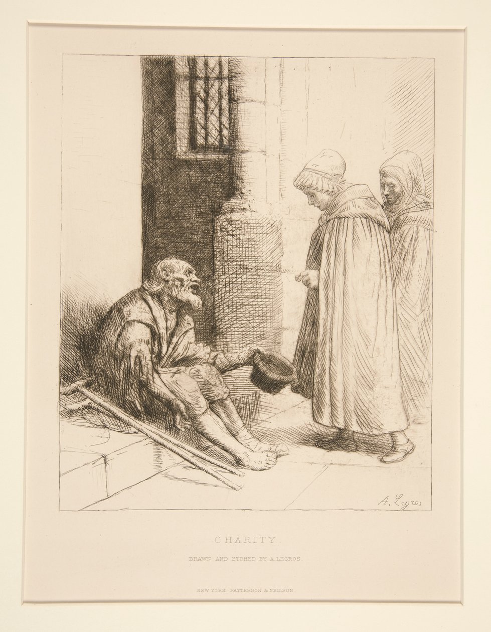 La Charite (Välgörenhet) av Alphonse Legros