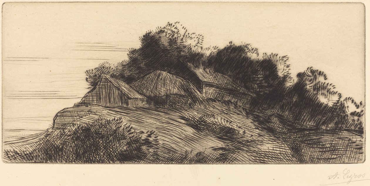 Landskap av Alphonse Legros