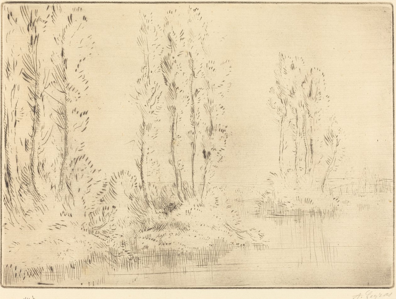 Landskap Landskap. av Alphonse Legros