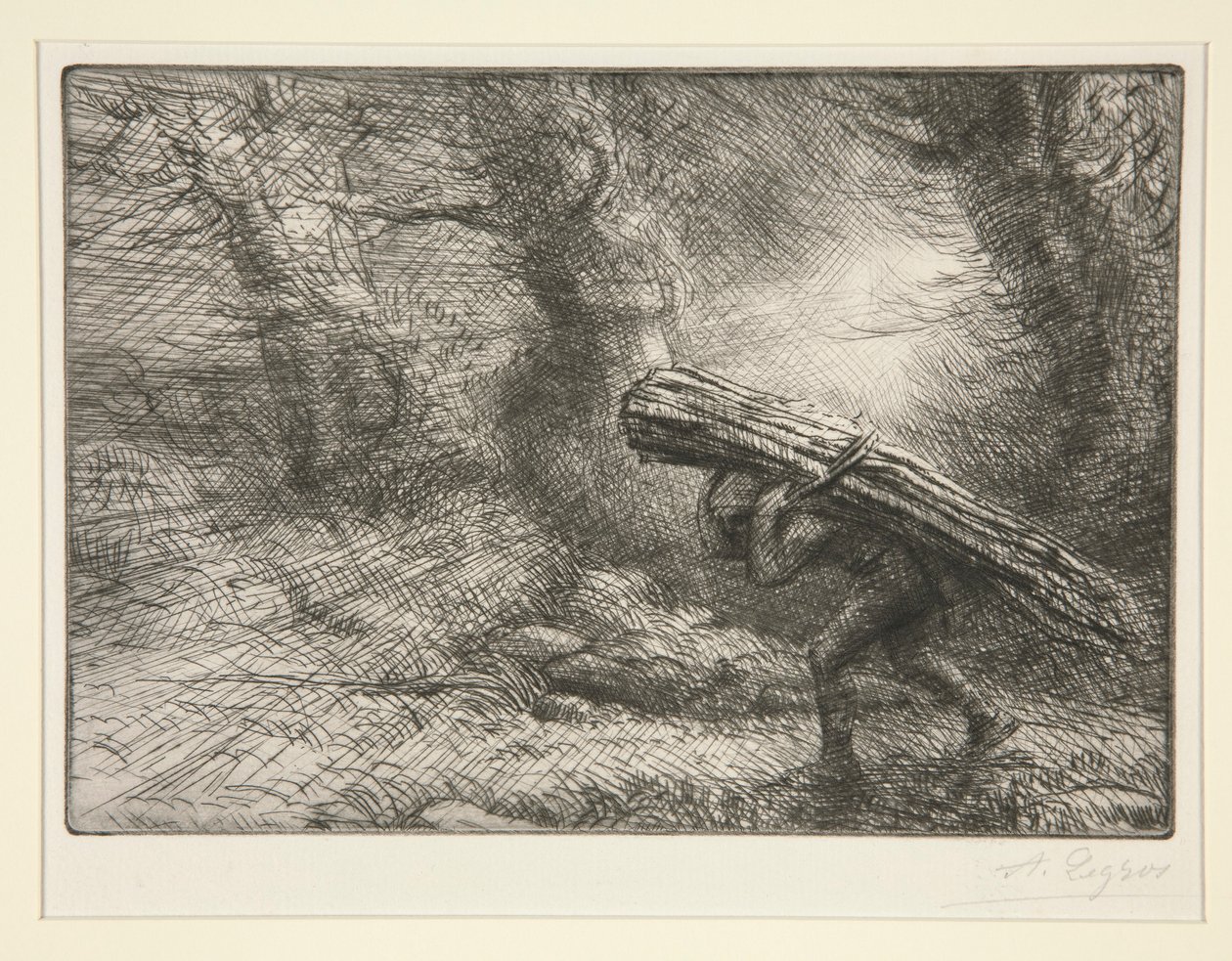 Återvänden till stugan av Alphonse Legros