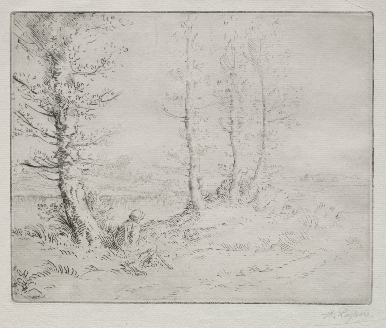 längs stranden av Alphonse Legros