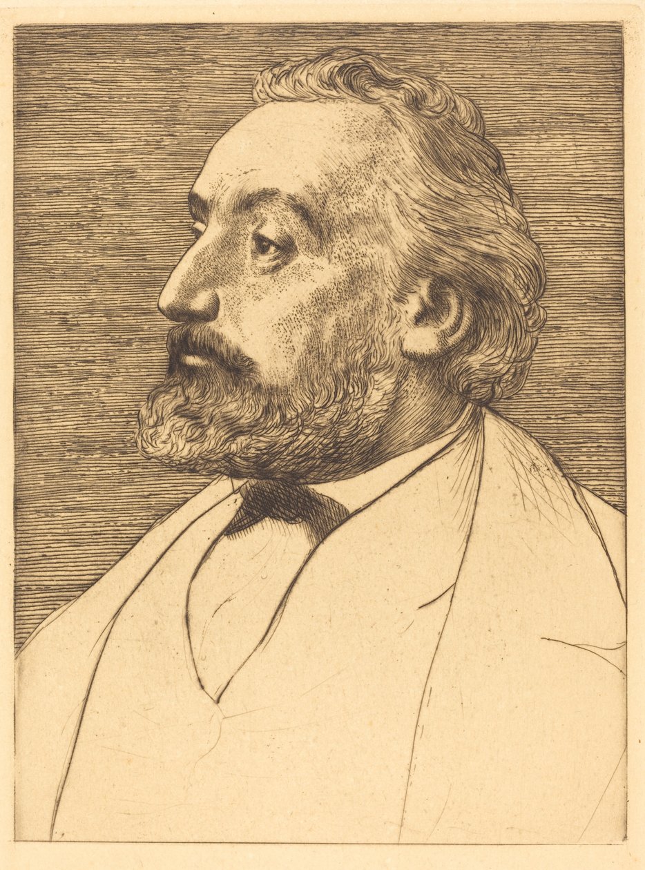 Leon Gambetta, 2:a tallrik. av Alphonse Legros