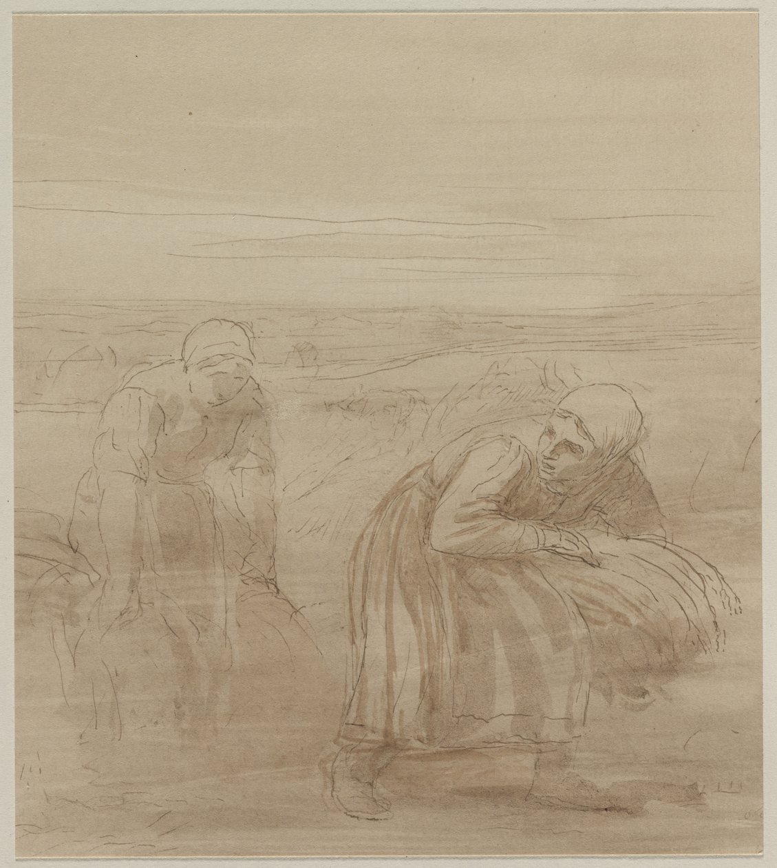 The Gleaners av Alphonse Legros