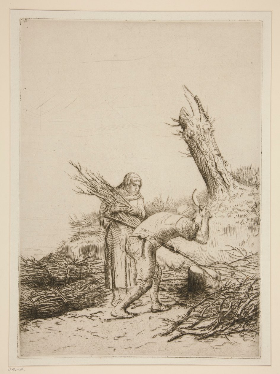 Fagot-makers av Alphonse Legros