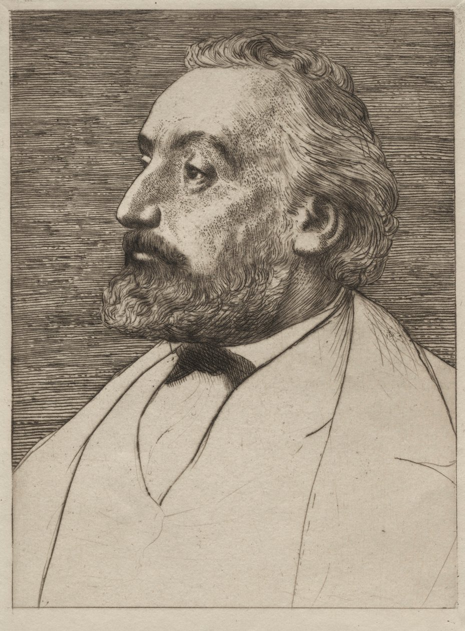 Leon Gambetta. av Alphonse Legros