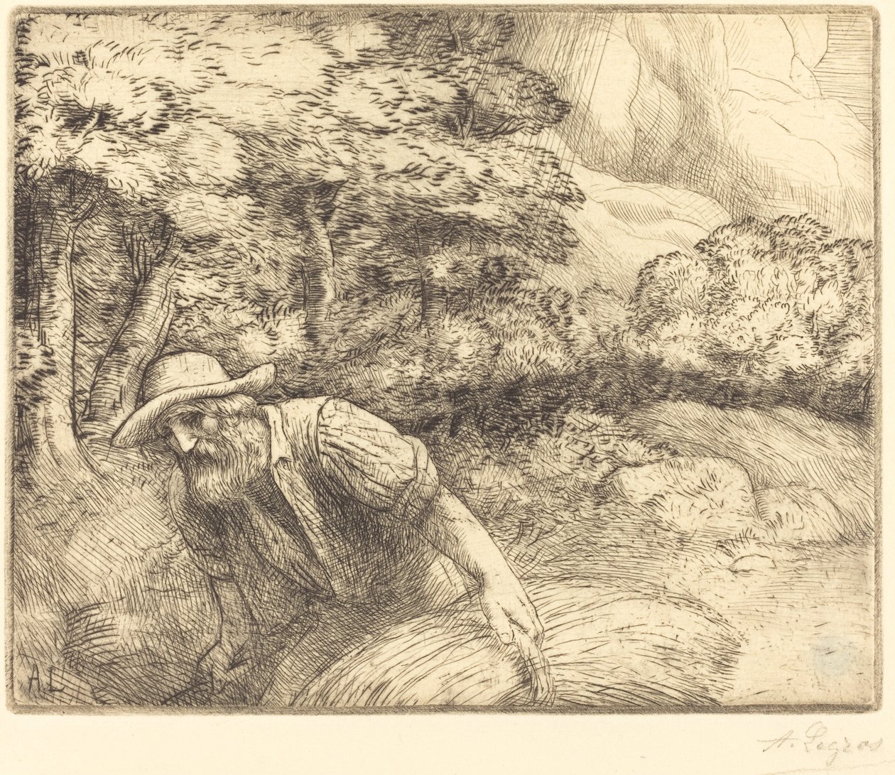 Man söker föda av Alphonse Legros