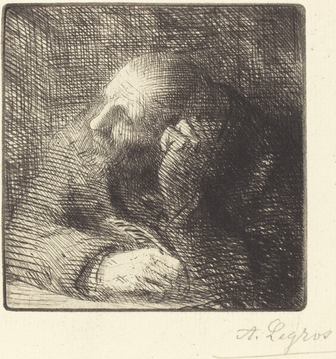 Meditation La meditation. av Alphonse Legros