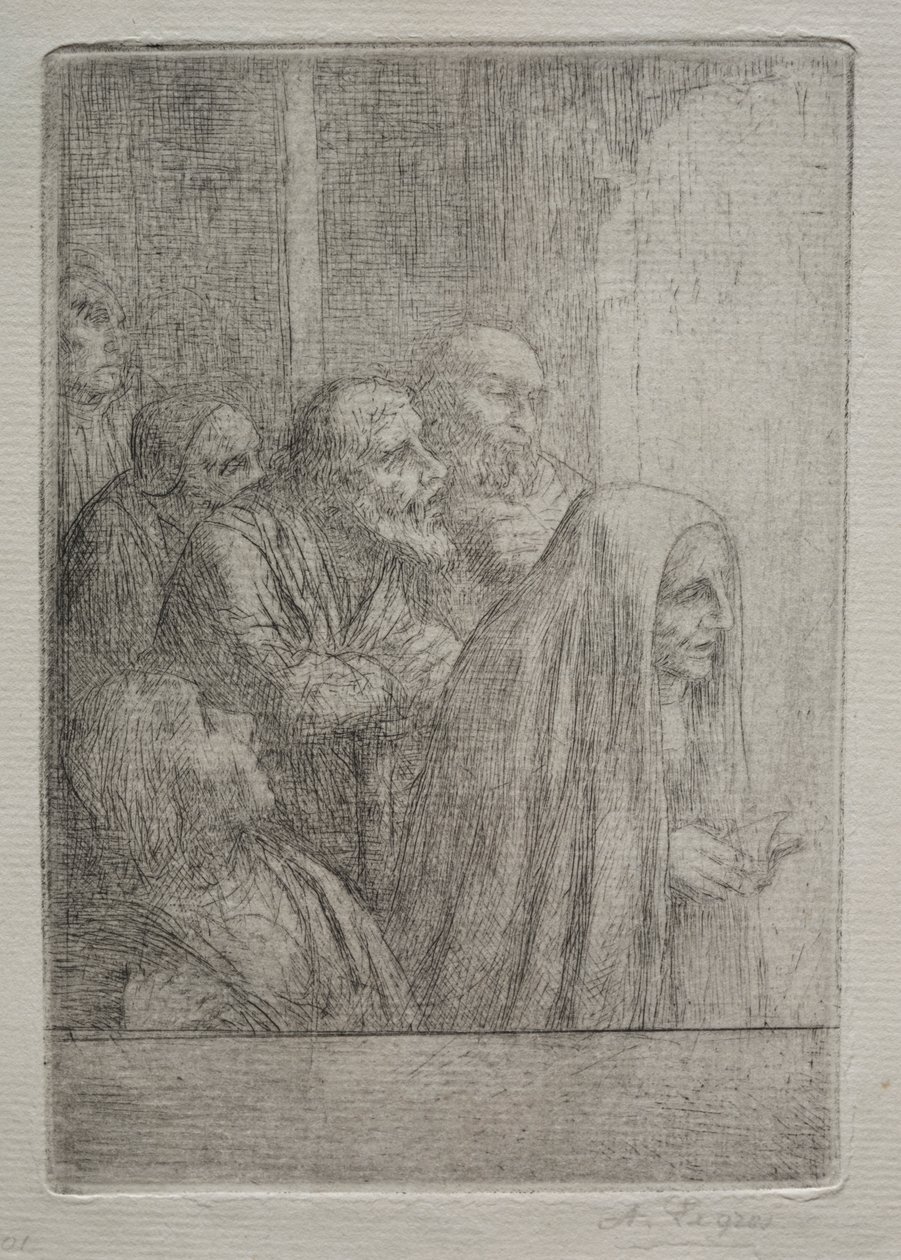 Midnattsmässa av Alphonse Legros