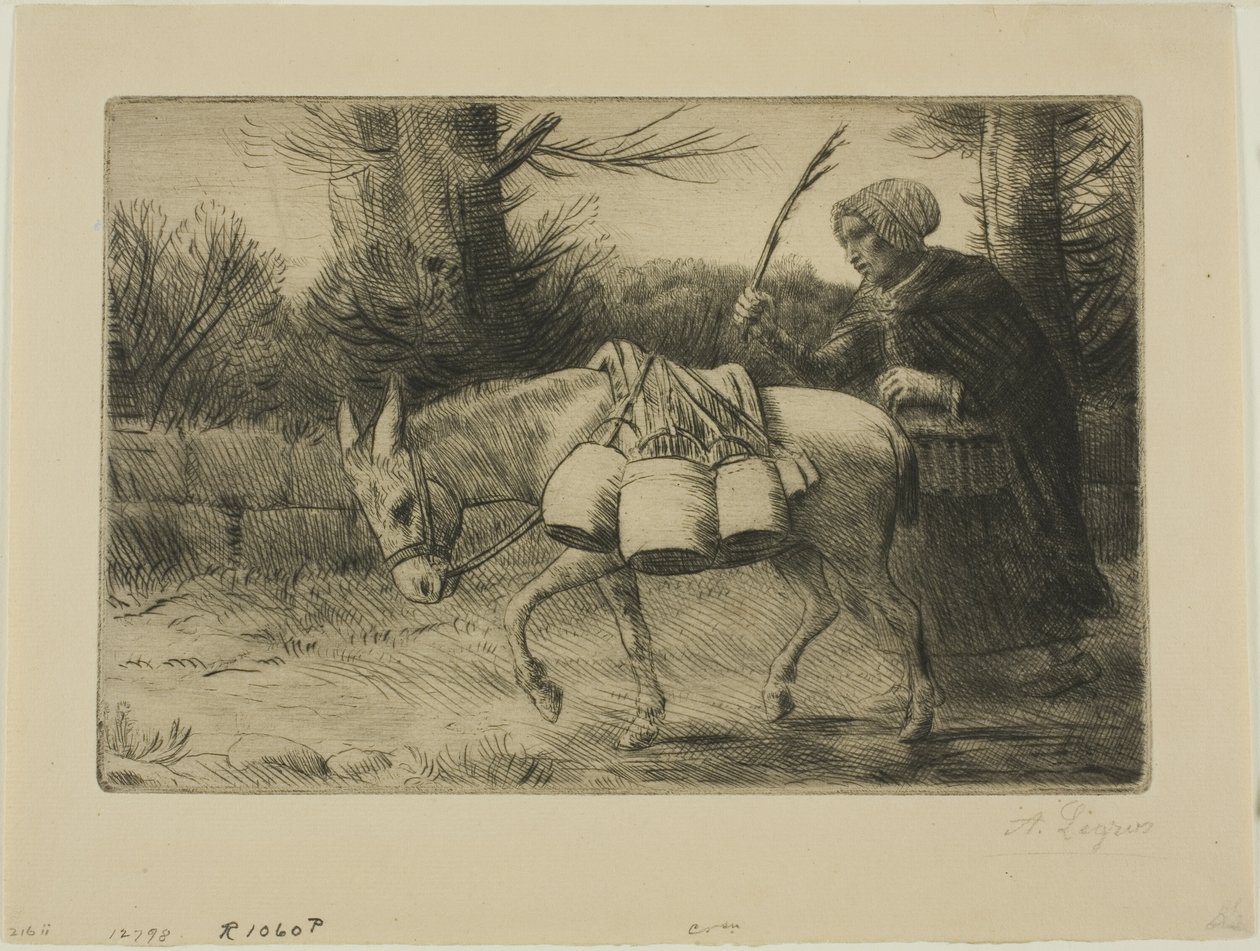 Mjölkerska av Alphonse Legros