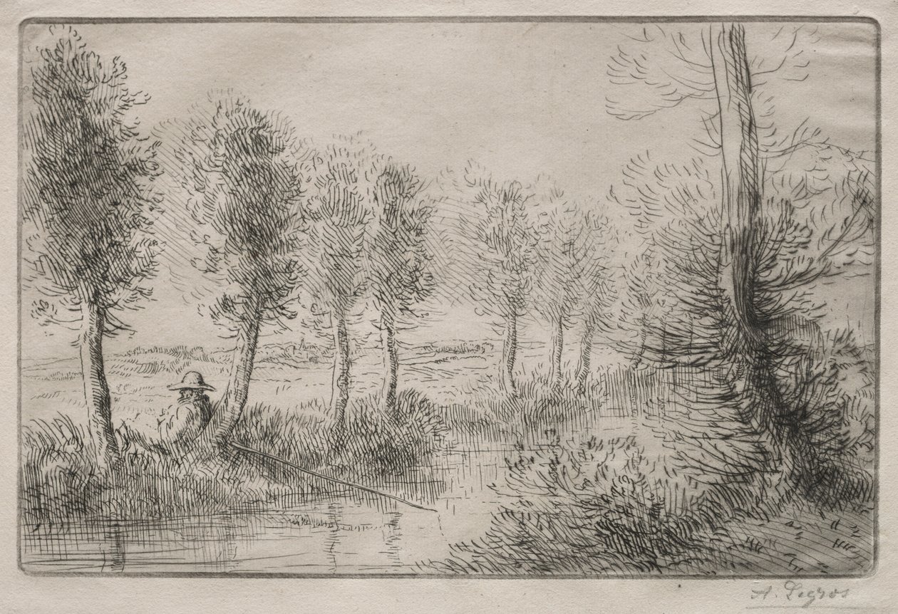 Nära bruket. av Alphonse Legros