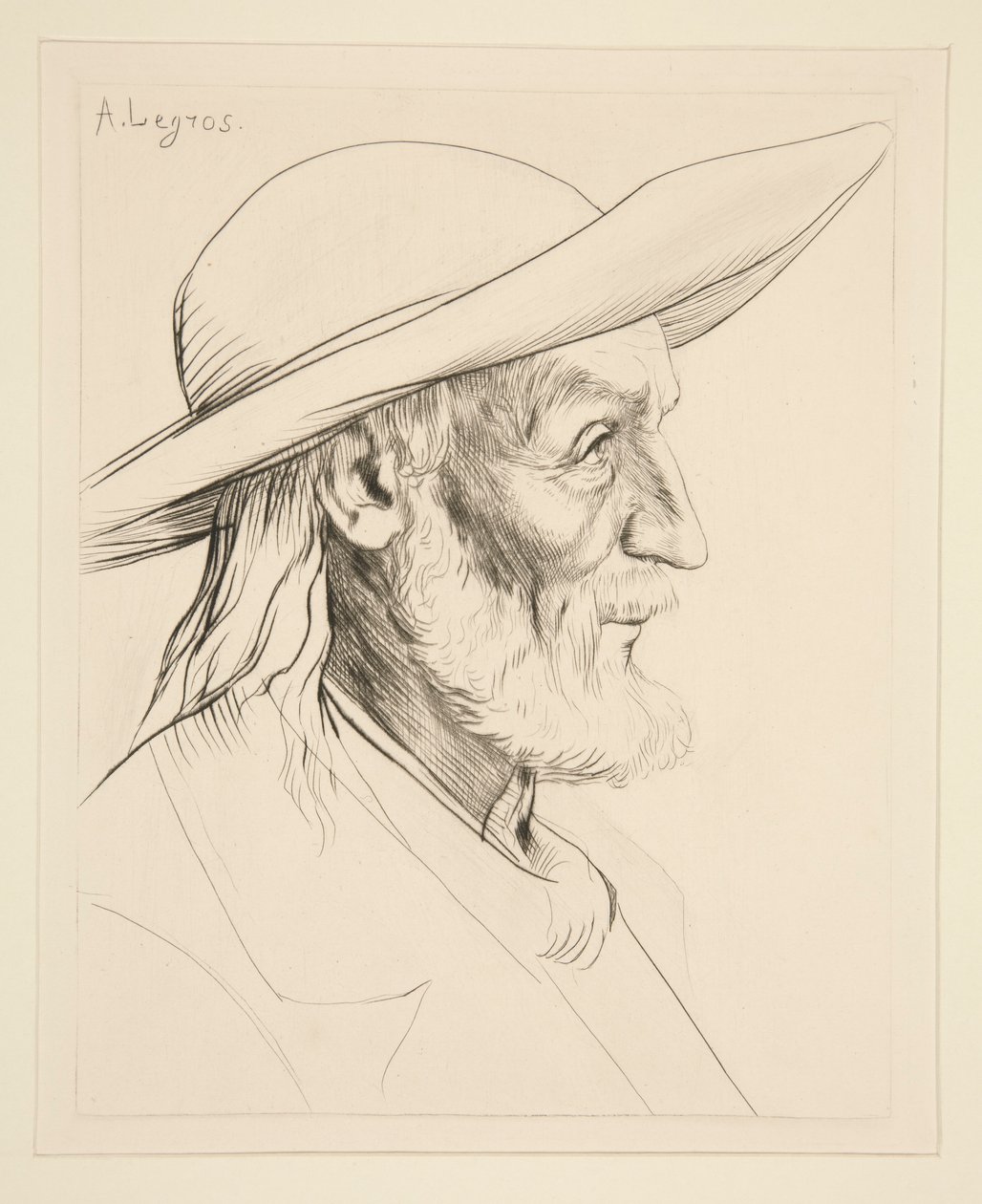 Breton bonde av Alphonse Legros