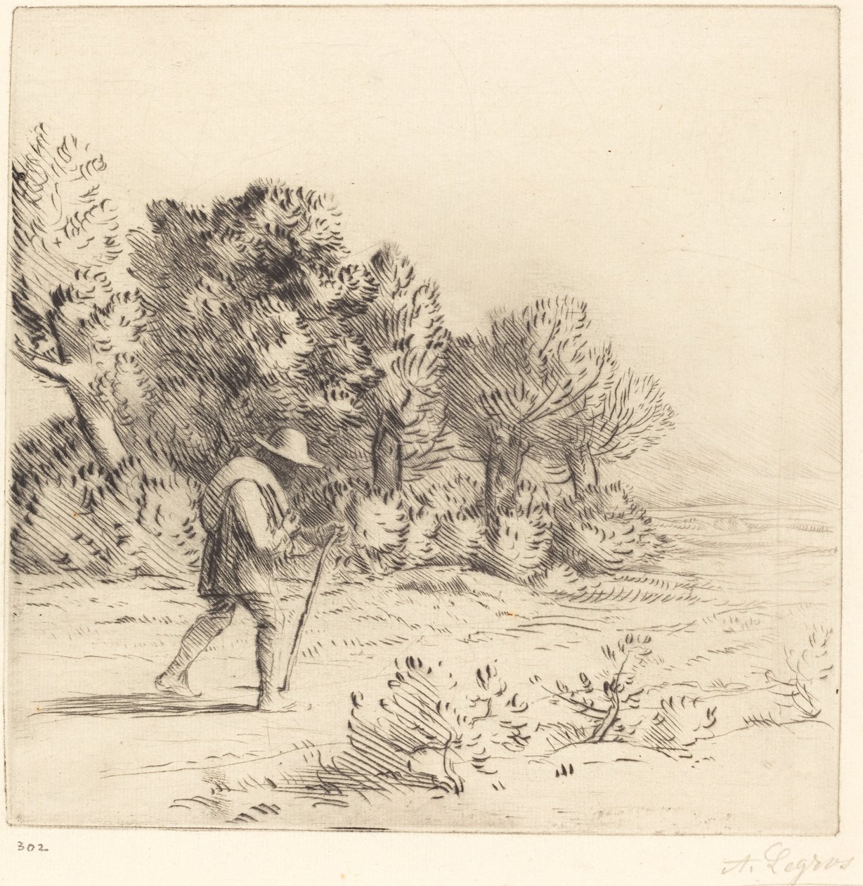 Peddler (pedlaren) av Alphonse Legros