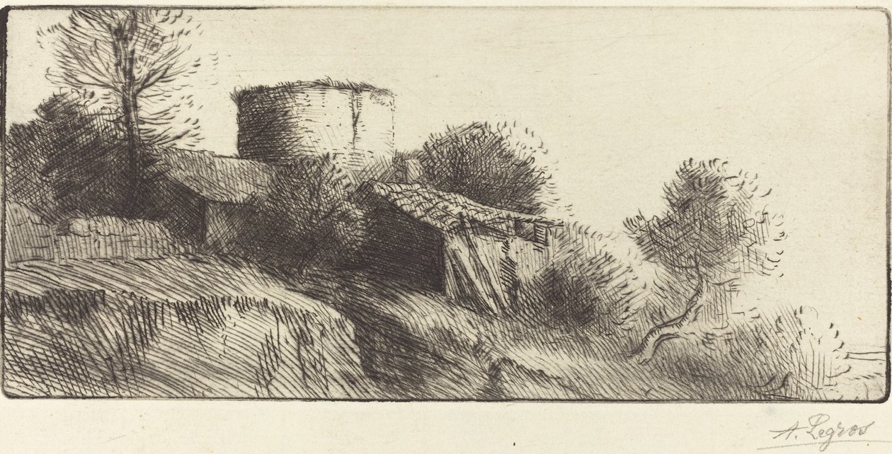 Pigeon Tower av Alphonse Legros