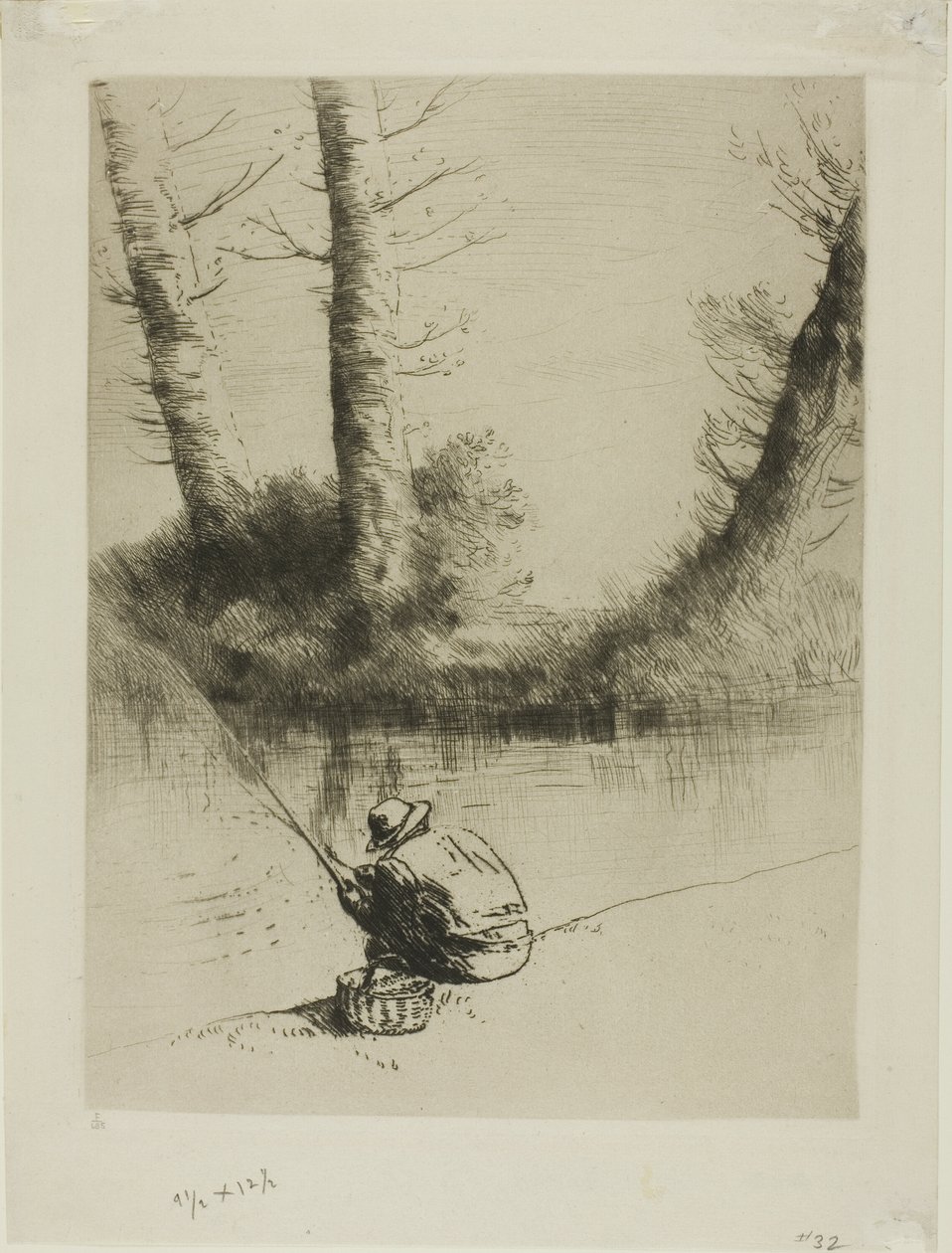 Polfiskare av Alphonse Legros