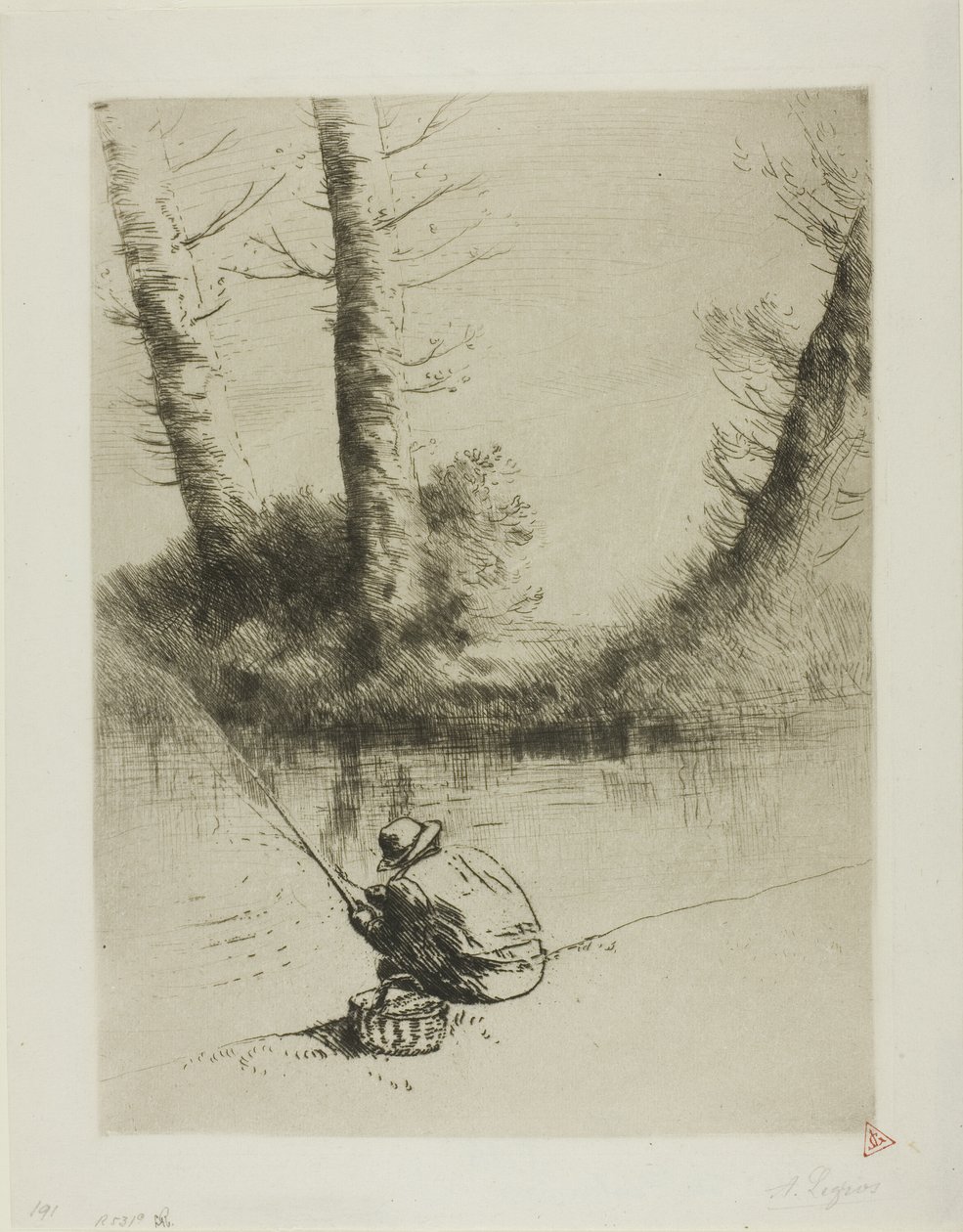 Polfiskare av Alphonse Legros