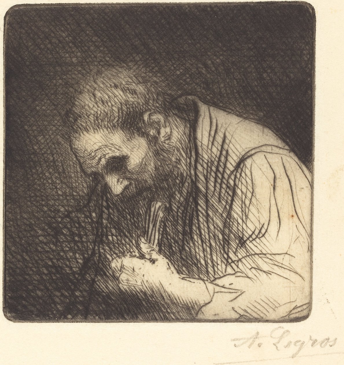 Stackars mannen av Alphonse Legros