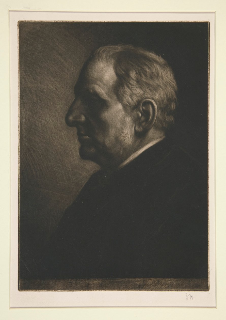 Porträtt av Seymour Haden av Alphonse Legros