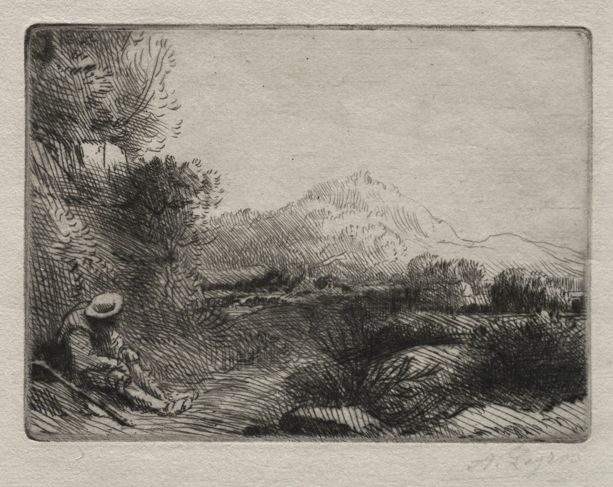 Resten av resenären. av Alphonse Legros