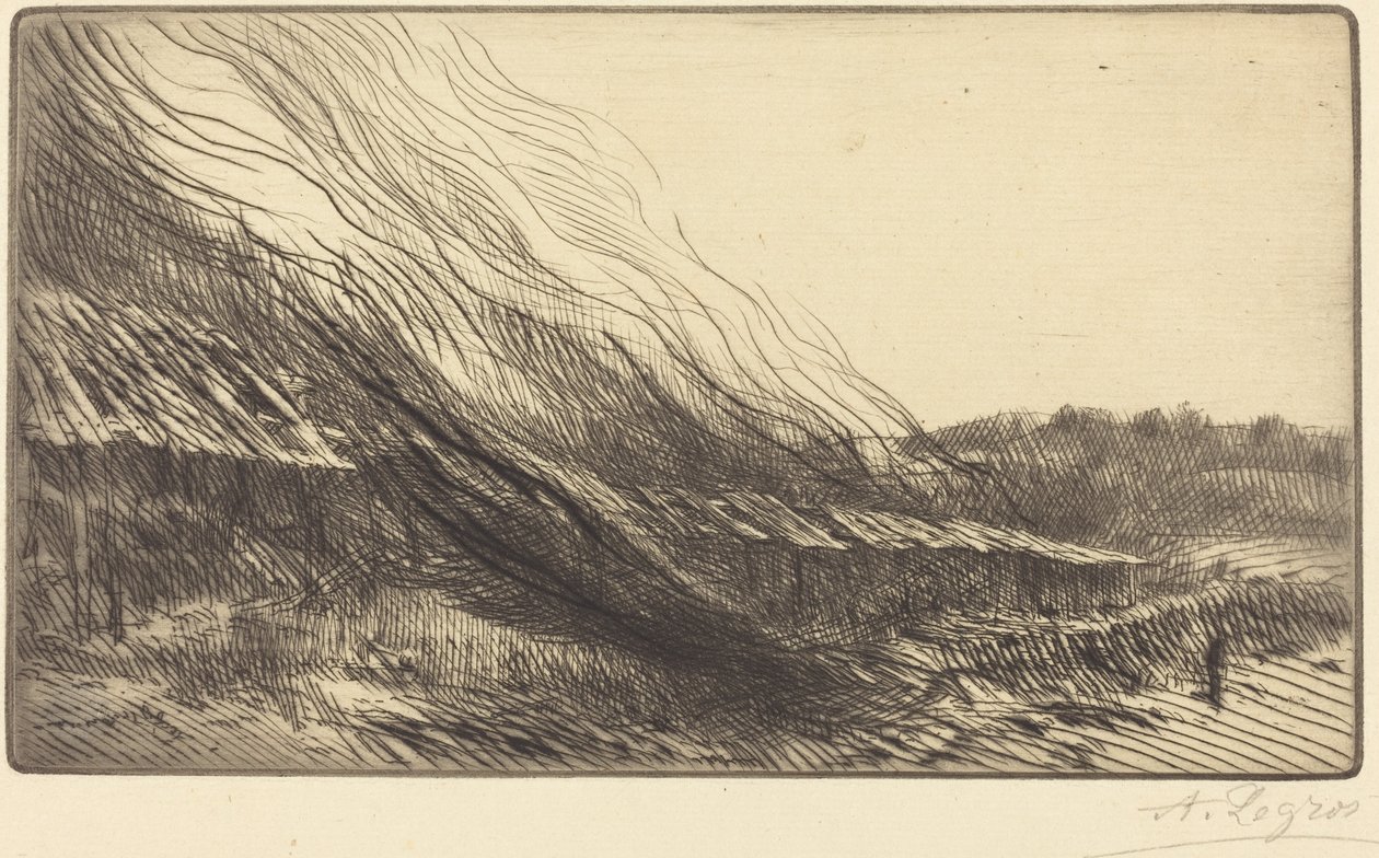 Rope-yards (Les Corderies) av Alphonse Legros